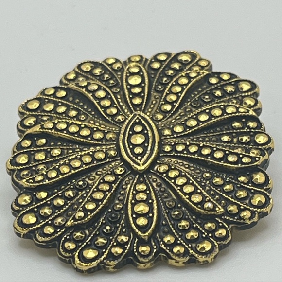 Vintage  scarf clip from West Germany. Gold tone metal. 1950’s or 1960’s - Picture 1 of 8